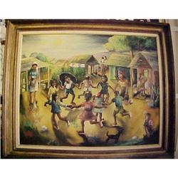 Haitian Painting by  Wilson Bigaud. #1980214