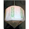 Image 1 : Stencil Milk Glass Chandelier #1989869