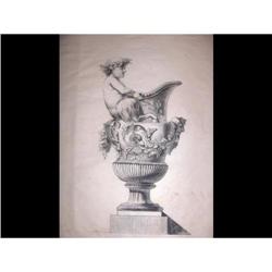 Pencil Drawing of Faun By Georgette Jodot 1932 #1990164