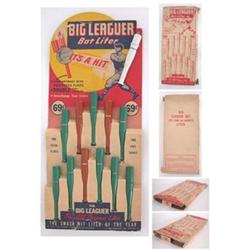 old Baseball Bat Lighters Store Display Card #1990168