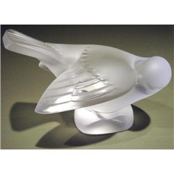 Lalique Art Glass Sparrow, COQUET, France #1990217