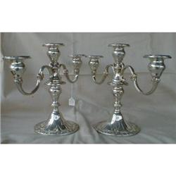 GORHAM Sterling CHANTILLY Candelabras PAIR #1990225