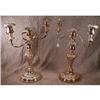 Image 1 : SILVER Candelabra CANDLESTICKS Pair -ENGLAND- #1990235