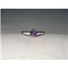 Rare Estate 14K WG Gold Trillion Tanzanite Ring#1990343