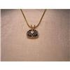 Rare 14K Black Diamond Purse Bag Charm Pendant #1990349
