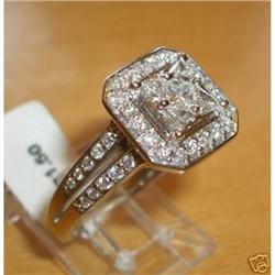 14K White Gold 1.50 ct Diamond Engagement Ring #1990604