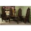 Image 1 : CASTLE 5 PIECE GOTHIC RENAISSANCE DINING SET #1990650