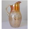 Image 1 : Carnival Glass  Water Pitcher Rare Scales #2000707