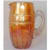 Image 1 : Carnival Glass  Water Pitcher Ganador Pattern #2000708