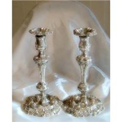 A Pair of George lll   Silver candlesticks #2000736