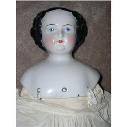 China 1860's flat top German doll #2000746