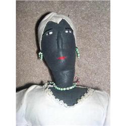 Black Cloth doll with Quill Fingernails #2000751