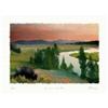 Image 1 : "Sunrise on river" Author's lithograph Livitin #2000829