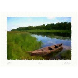 Lithograph "Creek" by Livitin In. #2000849