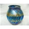 Image 1 : Iridescent  Beautiful Signed Art Glass by A. #2000864