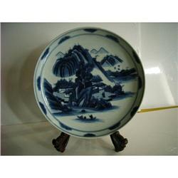 chinese blue and white porcelain plate #2000920