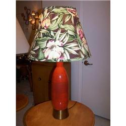 Vintage Pottery Lamp-eames era modern #2000943