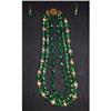 Image 1 : MULTI-STRAND Necklace CRYSTAL W/GOLD #2000962