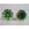 Image 1 : Two Etruscan Geranium Butter Pats, 1880's #2001135