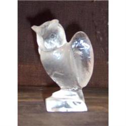 Carved rock crystal in form of owl #2001168