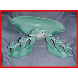 3 Piece Weller Art Pottery Console Set #2001333