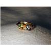 Image 1 : Estate 14K Amethyst Topaz Citrine Peridot Ring #2001335