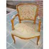 Image 1 : French Louis XV style armchair needlepoint #2001393