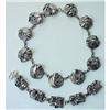 Image 1 : FIGURAL Hobe Sterling Necklace and Bracelet #2001462