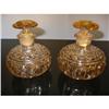Image 1 : amber cut glass decanters!  #2001471