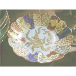 Set of 5 Japanese  Gilt Imari Plates #2001490