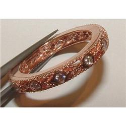 0.42 ct ROSE GOLD PINK gold & diamond ring #2001621