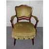 Image 1 : ANTIQUE PARLOR CHAIR WOOD & VELVET #2001647
