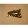 Image 1 : Brooch  Gold  Diamond & Nephranite  Leaf motive#1955408