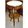 Image 1 : Pair of Inlaid  Marble Top Side Tables End #1955763