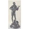 Image 1 : bronze bronze statue of a strolling minstral #1955983