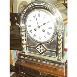 Wonderful Antique Silver French Clock #1956096