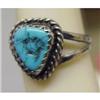 Image 1 : PRETTY STERLING CHILDS TURQUOISE RING #1965598