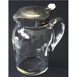 Empire Art Gold Etched Syrup Pitcher #1966284