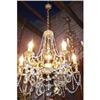 Image 1 : FINE FRENCH BRONZE AND CRYSTAL CHANDELIER #1966724