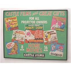 Castle Films Framed Poster c1940s ~ Woody #1978977
