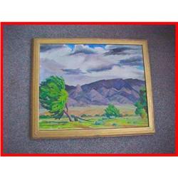 Original 1940 Ted Schuyler New Mexico Painting #1979051