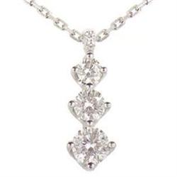 1.01  carats Diamond Trilogy Pendant JOURNEY #1979304