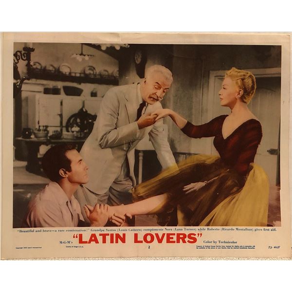 Latin Lovers Original 1953 Vintage Lobby Card