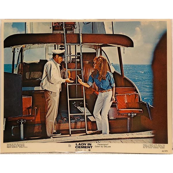 Lady in Cement Original 1968 Vintage Lobby Card