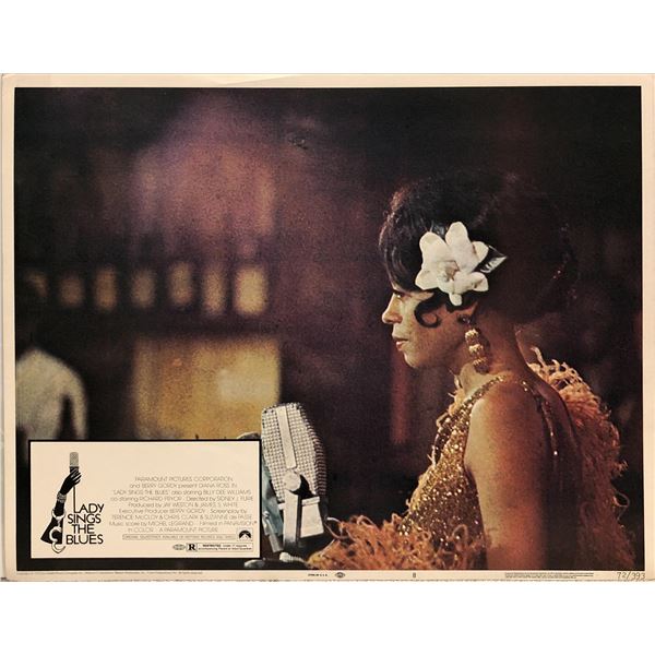 Lady Sings the Blues Original 1972 Vintage Lobby Card