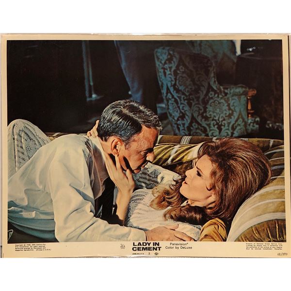 Lady in Cement Original 1968 Vintage Lobby Card
