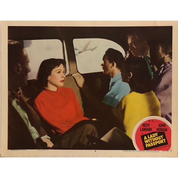 A Lady Without A Passport Original 1950 Vintage Lobby Card