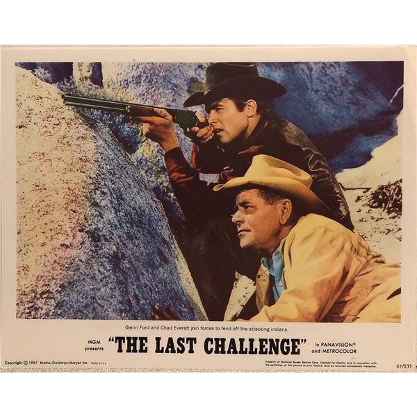 The Last Challenge Original 1967 Vintage Lobby Card