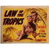 Image 1 : Law of the Tropics Original 1941 Vintage Lobby Card