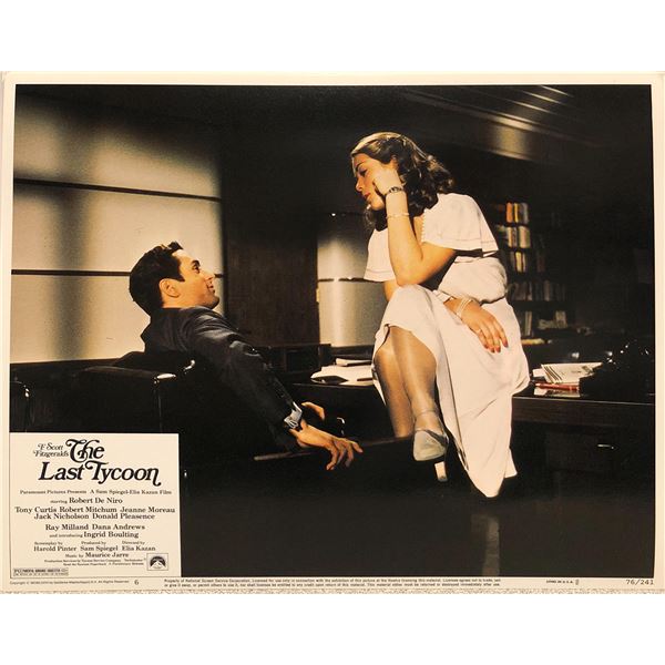 Last Tycoon Original 1976 Vintage Lobby Card